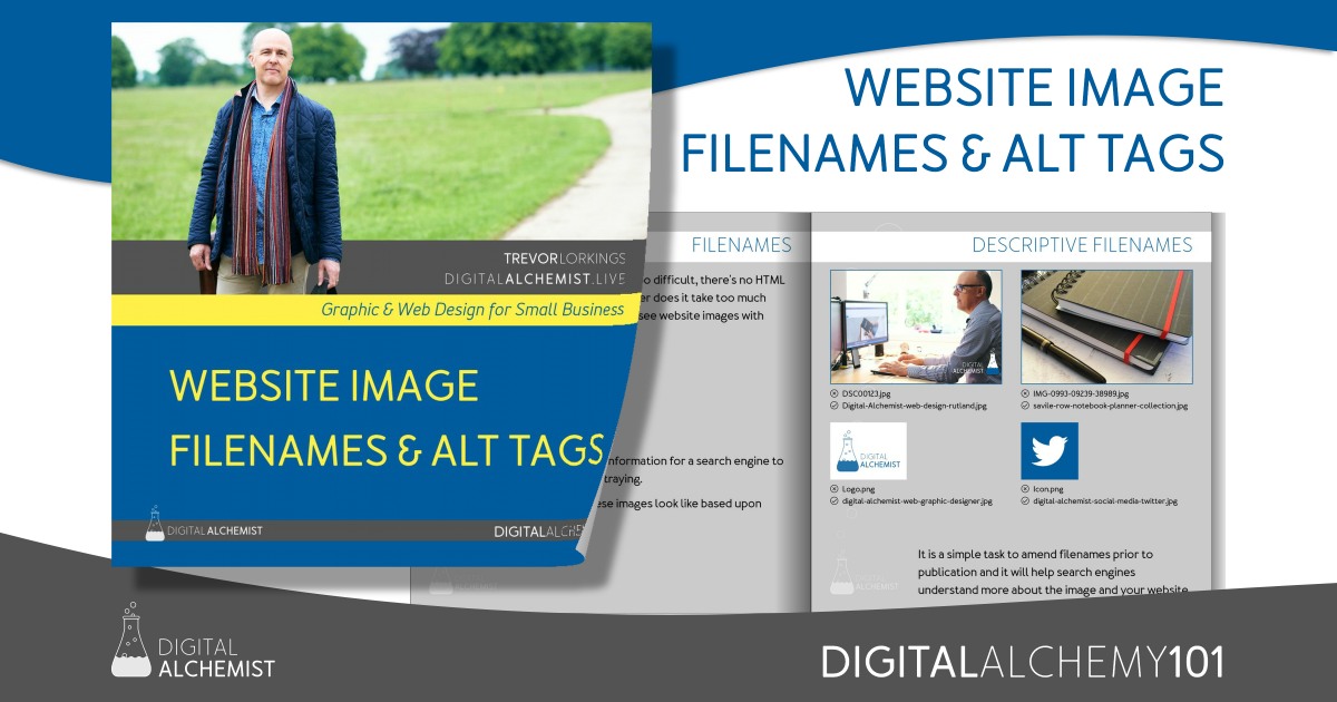 Digital Alchemy 101 - web site image filenames and alt tags